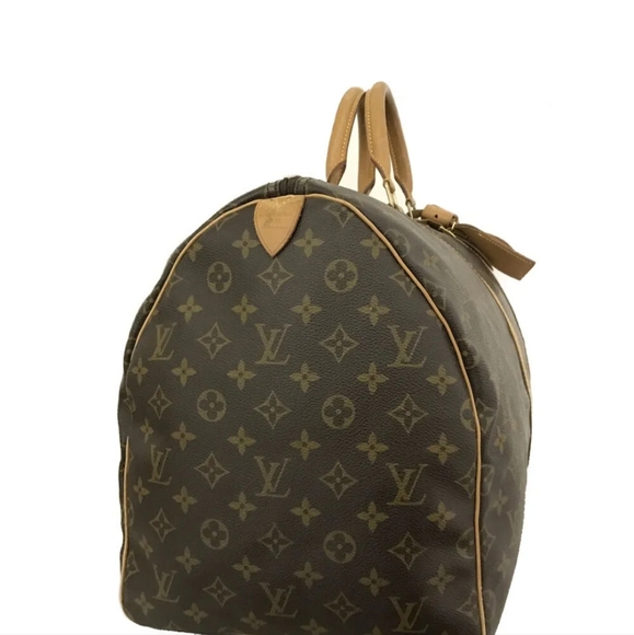 Louis Vuitton Monogram Keepall 55 Boston Travel Hand Bag. Watch Video!! - Picture 7 of 16